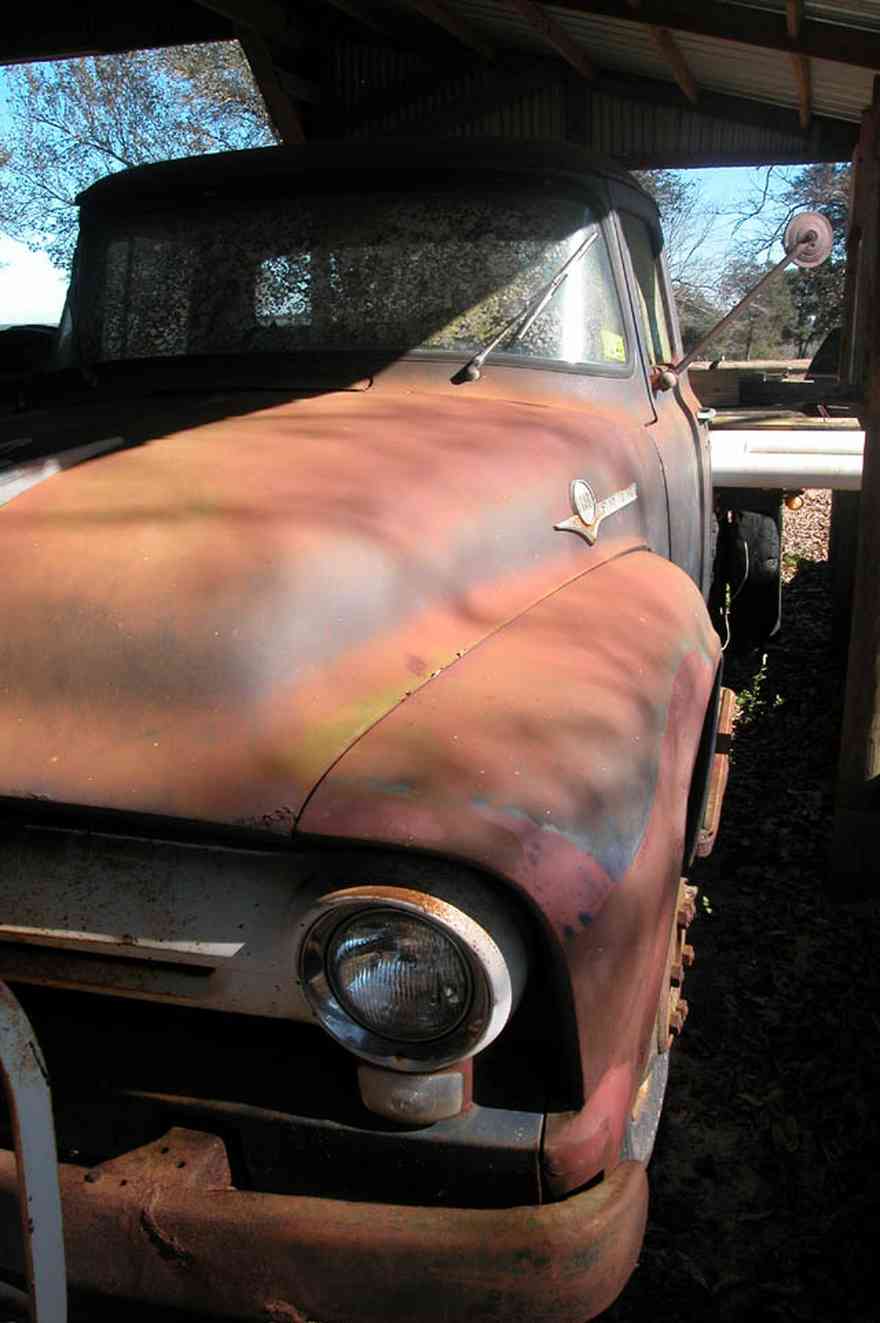 Allentown:-Mathews-Equipment-Barn_04.jpg:  pasture, farm, old trucks, fencing equipment, barn, fence posts