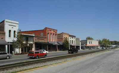 Brewton:-Downtown_00b.jpg Brewton:-Downtown_00b.jpg: store front buildings, downtown, main street america, 19th century, railroad tracks, alabama