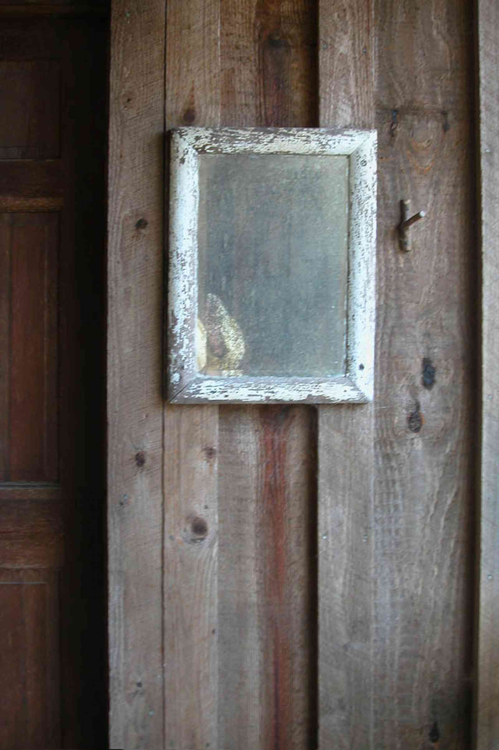 Cantonment:-Roy-Hyatt-Environmental-Center-Dog-Trot-House_07a.jpg:  mirror, dog trot house, board and batten construction, farmhouse, farm, cracker architecture