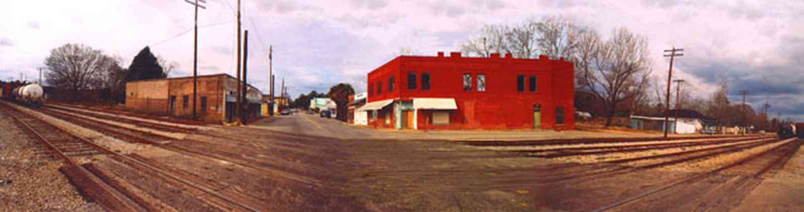 Century:-Town_z.jpg:  rail yard, railroad, tracks, brick buildings, csx
