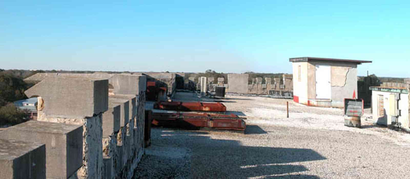 East-Hill:-Tower-East:-Old-Sacred-Heart-Hospital_45aa.jpg:  roof, battlements, hospital, stone facade, granite