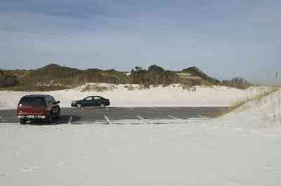 gulf+islands+national+seashore-langdon+beach-reverse-parking+lot.jpg:  , 