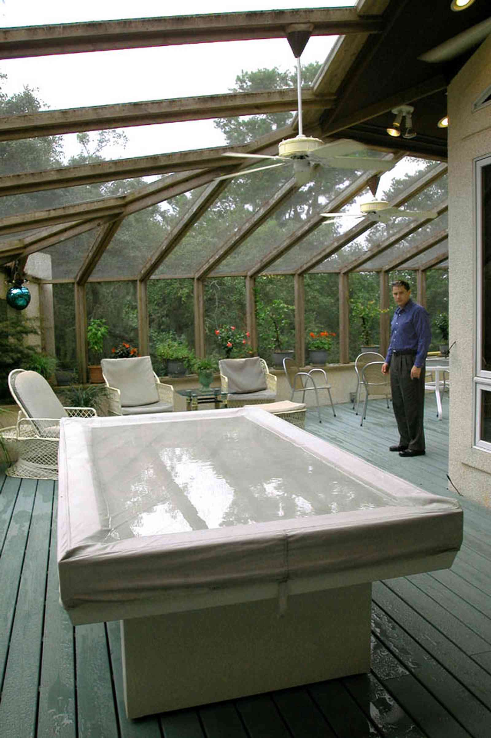 Gulf-Breeze:-92-High-Point-Drive_17b.jpg:  pool table, screened porch, deck