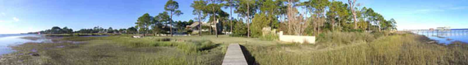Gulf-Breeze:-Ceylon-Drive_01.jpg:  boardwalk, saltwater marsh, gulf breeze