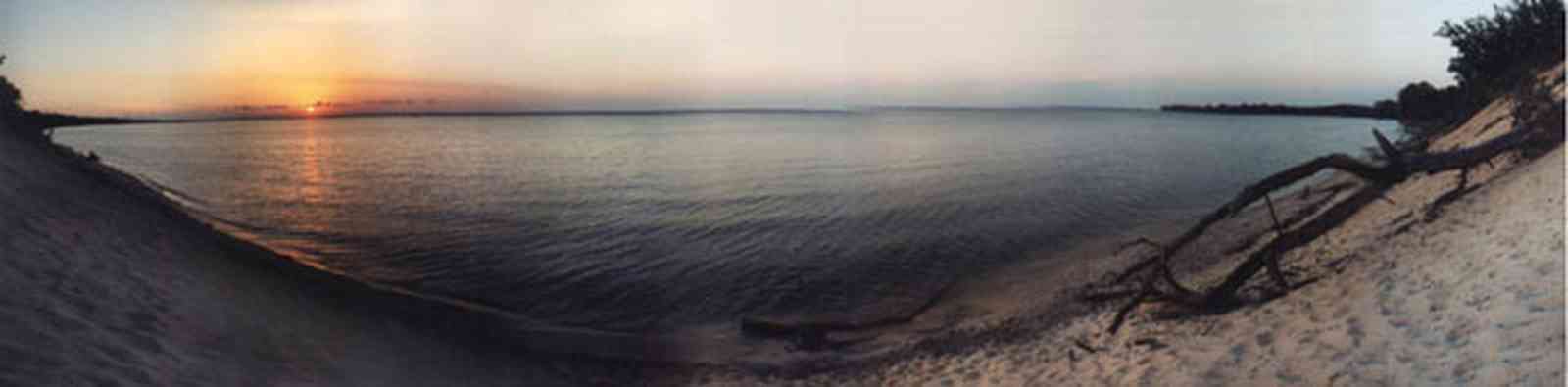 Gulf-Islands-National-Seashore:-Butcherpin-Cove_sunset-1.jpg:  sunset, beach, cove, sand, driftwood, bay, gulf of mexico