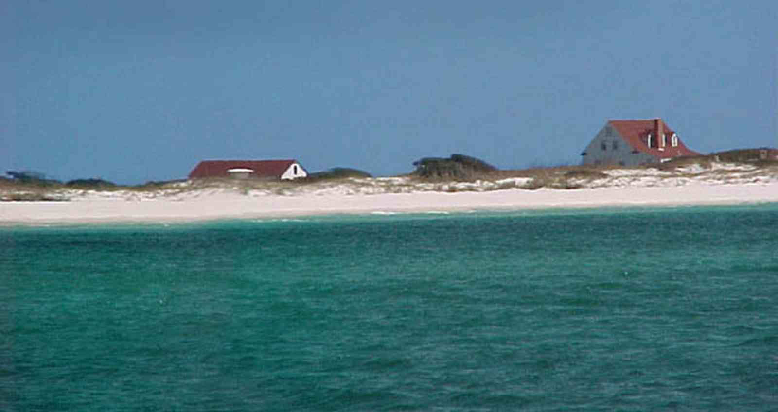 Gulf-Islands-National-Seashore:-Fort-Pickens:-Ranger-Station_30.jpg:  dunes, seashore, gulf of mexico, sea oats, emerald water, archaeological underwater wreck, scuba diving