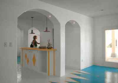 Navarre:-7332-Grand-Navarre-Blvd_62.jpg:  art deco design, painted floor, game room pool room, beach house, bar