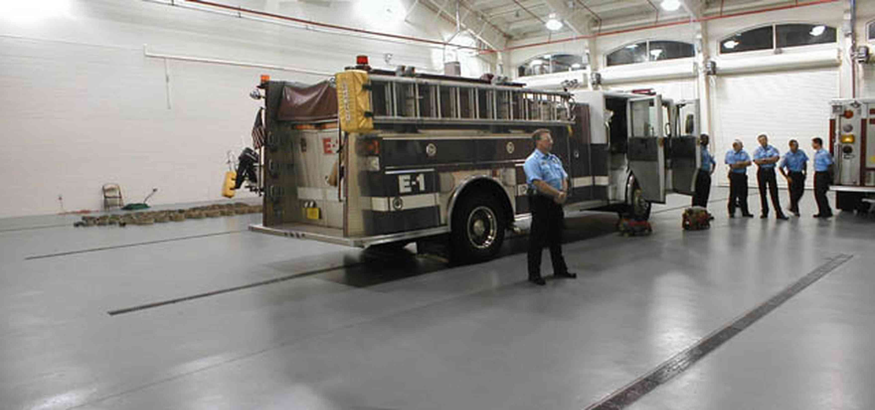 Old-East-Hill:-Firehouse-Number-One_03.jpg:  firehouse, fire engine, fire hose, fireman, hook and ladder, fireman