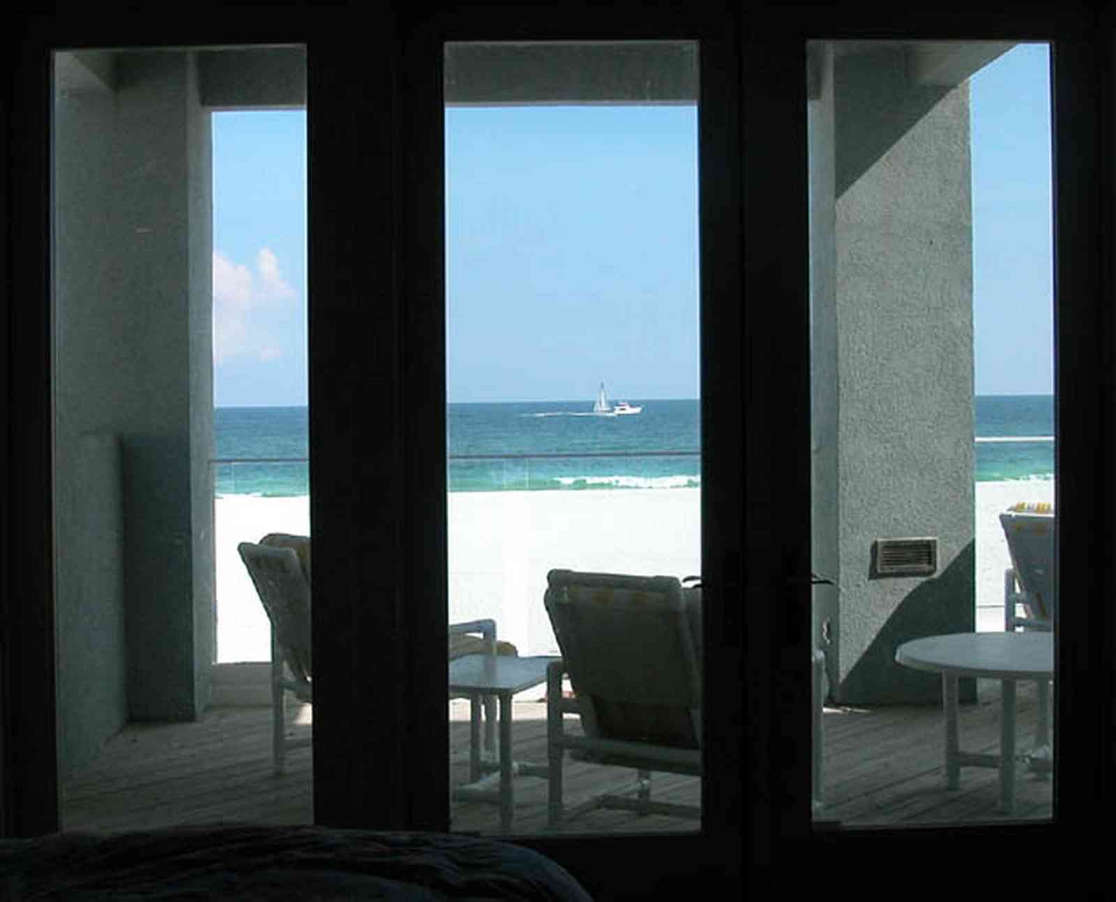 Pensacola-Beach:-1212-Ariola-Drive_23.jpg:  deck, balcony, beach view, beach house, patio furnture, pensacola beach