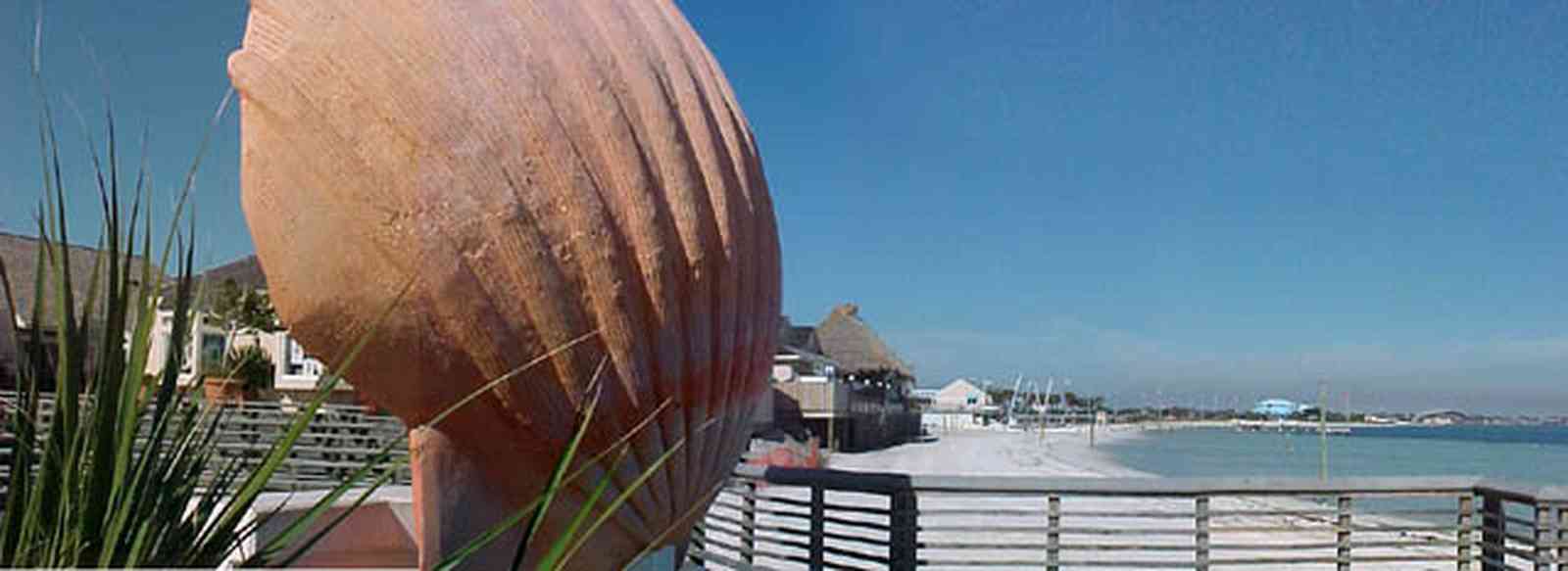 Pensacola-Beach:-Quietwater-Beach_06.jpg:  bandshell, boardwalk, saw palmetto, gulf of mexico, gulf coast, sand