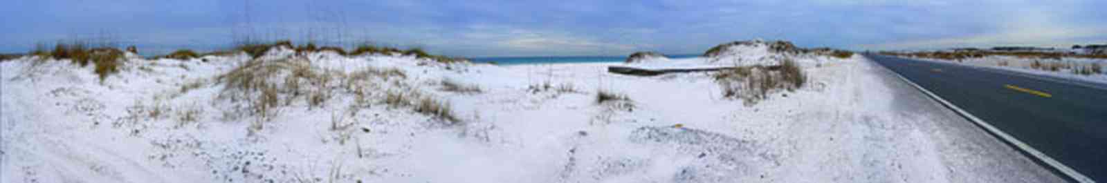 Pensacola-Beach:-Waterfront_34.jpg:  gulf of mexico, barrier island, dunes, via de luna drive, santa rosa island, coast, seashore