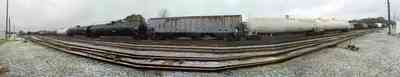Pensacola:-CSX-Railyard_05.jpg:  train tracks, trainyard, switching station, tank cars, box cars, csx