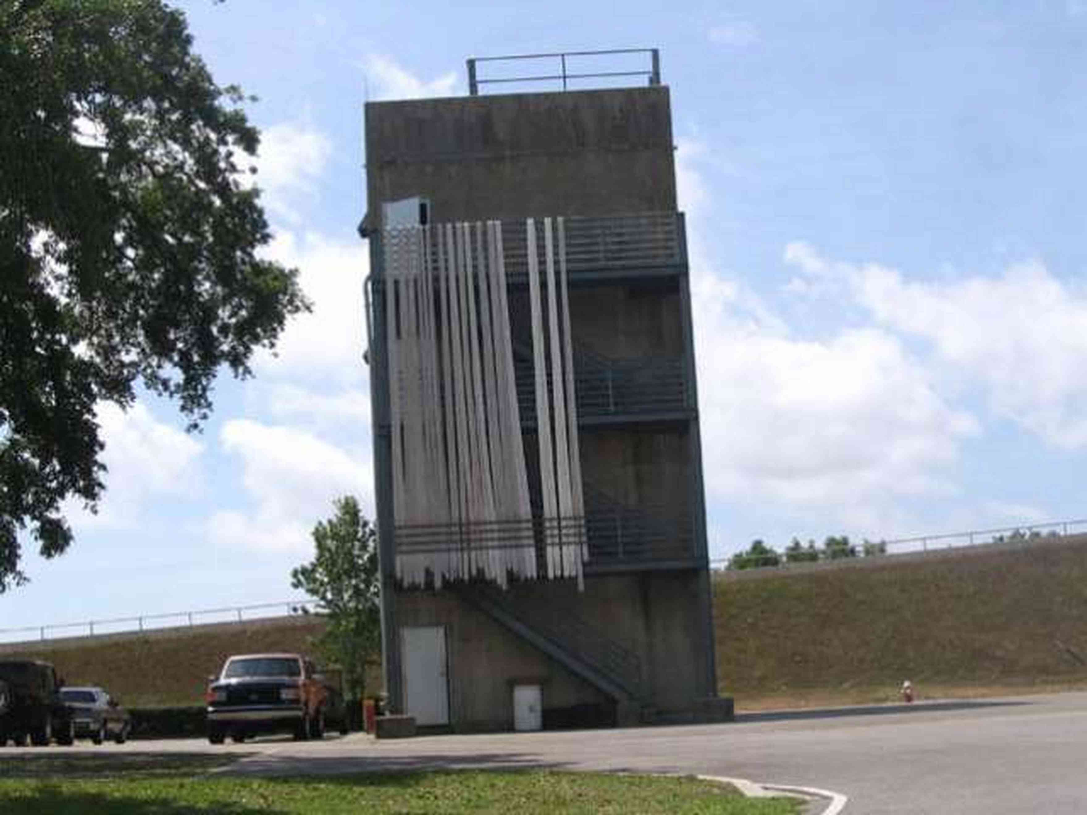 Pensacola:-Fire-Tower_01.jpg:  fire, tower, concrete, fire department, city of pensacola