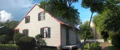 Pensacola:-Historic-Pensacola-Village:-LaValle-House_04a.jpg:  picket fence, gulf coast cottage, museum, dorr house, shutters, wood shingle roof