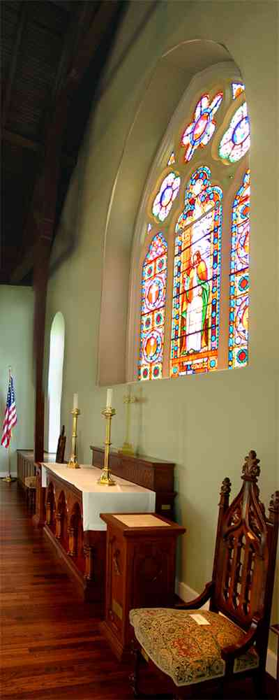 Pensacola:-Historic-Pensacola-Village:-Old-Christ-Church_10.jpg:  stained glass window, church