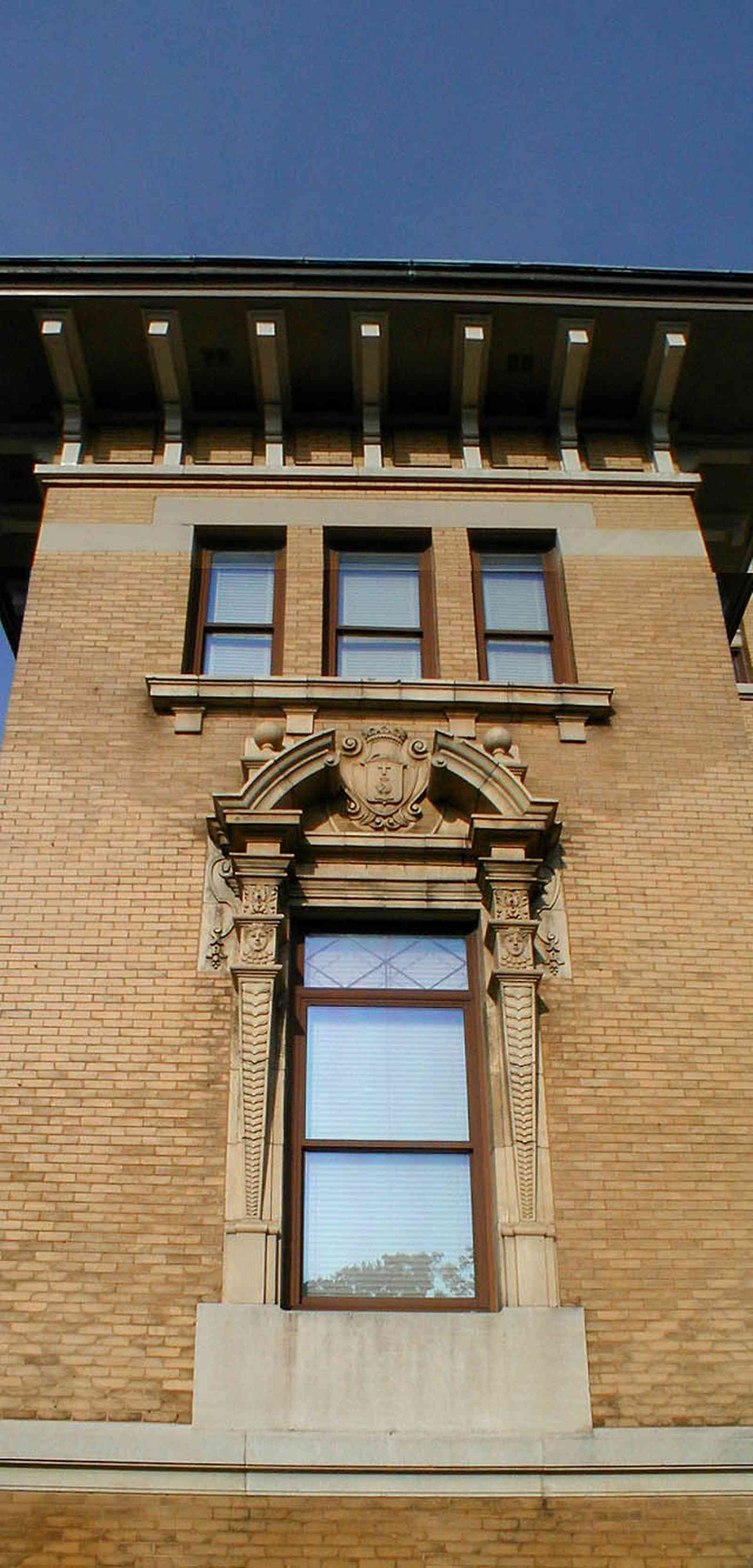 Pensacola:-Historic-Pensacola-Village:-T.-T.-Wentworth-Jr.-Museum_02.jpg:  romanesque revival architecture, historic village, museum, historic district, archways, plaza ferdinand, cupola, red tile roof, keystone arch, pensacola cultural center