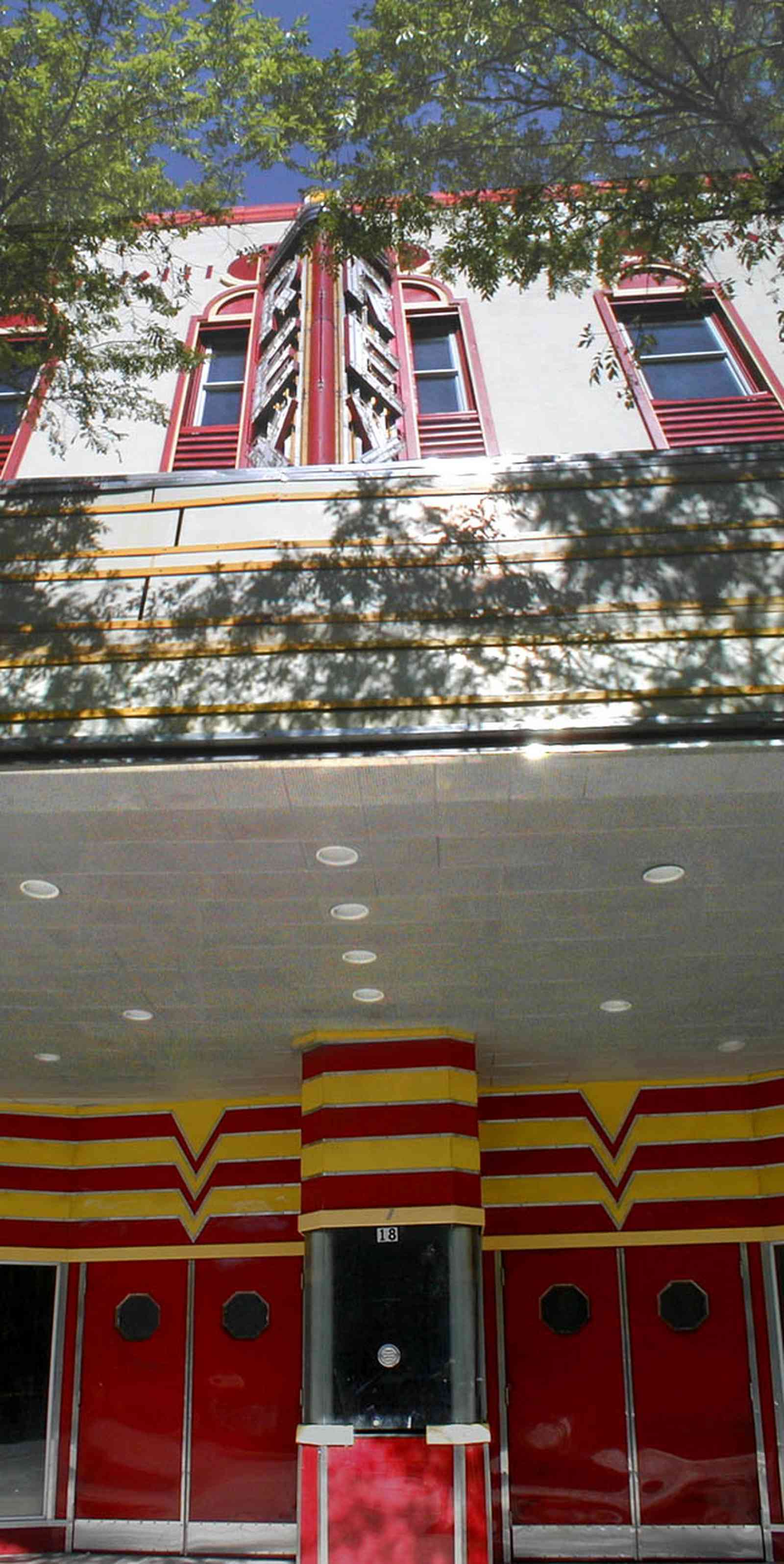 Pensacola:-Palafox-Historic-District:-Rex-Theatre_02.jpg:  movie marque, movie theatre, marque, facade, art deco, 1930's architectural style, 