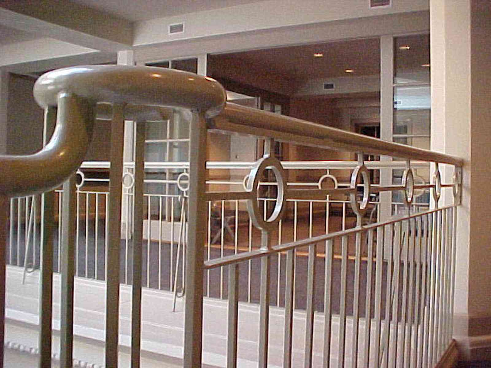 Pensacola:-Palafox-Historic-District:-Saenger-Theatre_03c.jpg:  balustrade, staircase, railing, second floor balcony, balcony, movie theatre, 