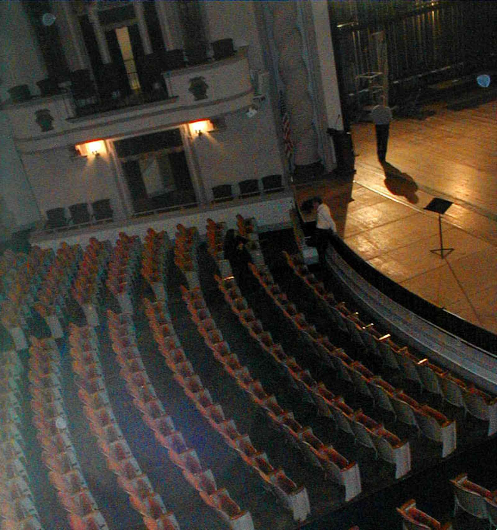 Pensacola:-Palafox-Historic-District:-Saenger-Theatre_06.jpg:  movie theatre, movie seats, stage, second floor box seats