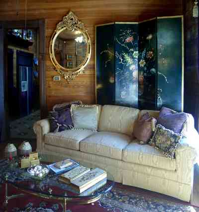 Pensacola:-Seville-Historic-District:-433-East-Zaragoza-Street_32.jpg:  mirror, victorian house, fireplace, sofa, oriental rug