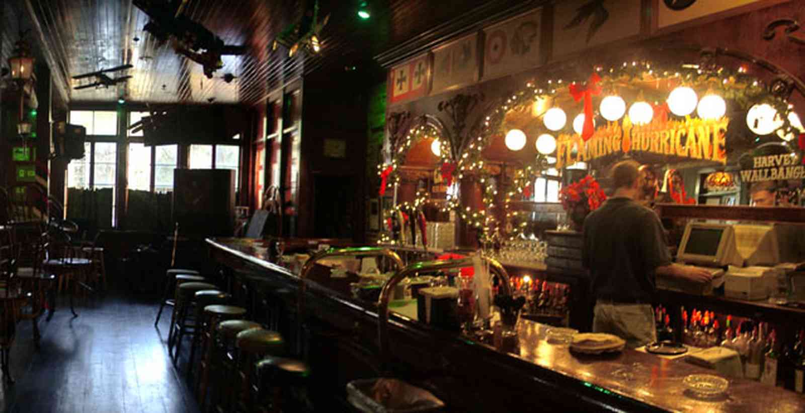 Pensacola:-Seville-Historic-District:-Seville-Quarter_Sevill_02.jpg:  bar, flaming hurricane drink