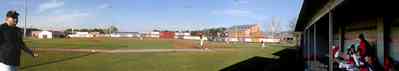 Pensacola:-Tate-High-School_03.jpg:  stadium, ball field, baseball players, audience, gonzales, coach, outfield, escambia county