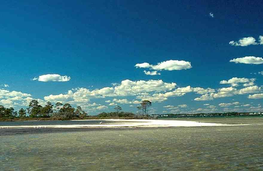 Sabine+Island.jpg:  sabine bay, ballast, research laboratory, man-made island, santa rosa sound, , 