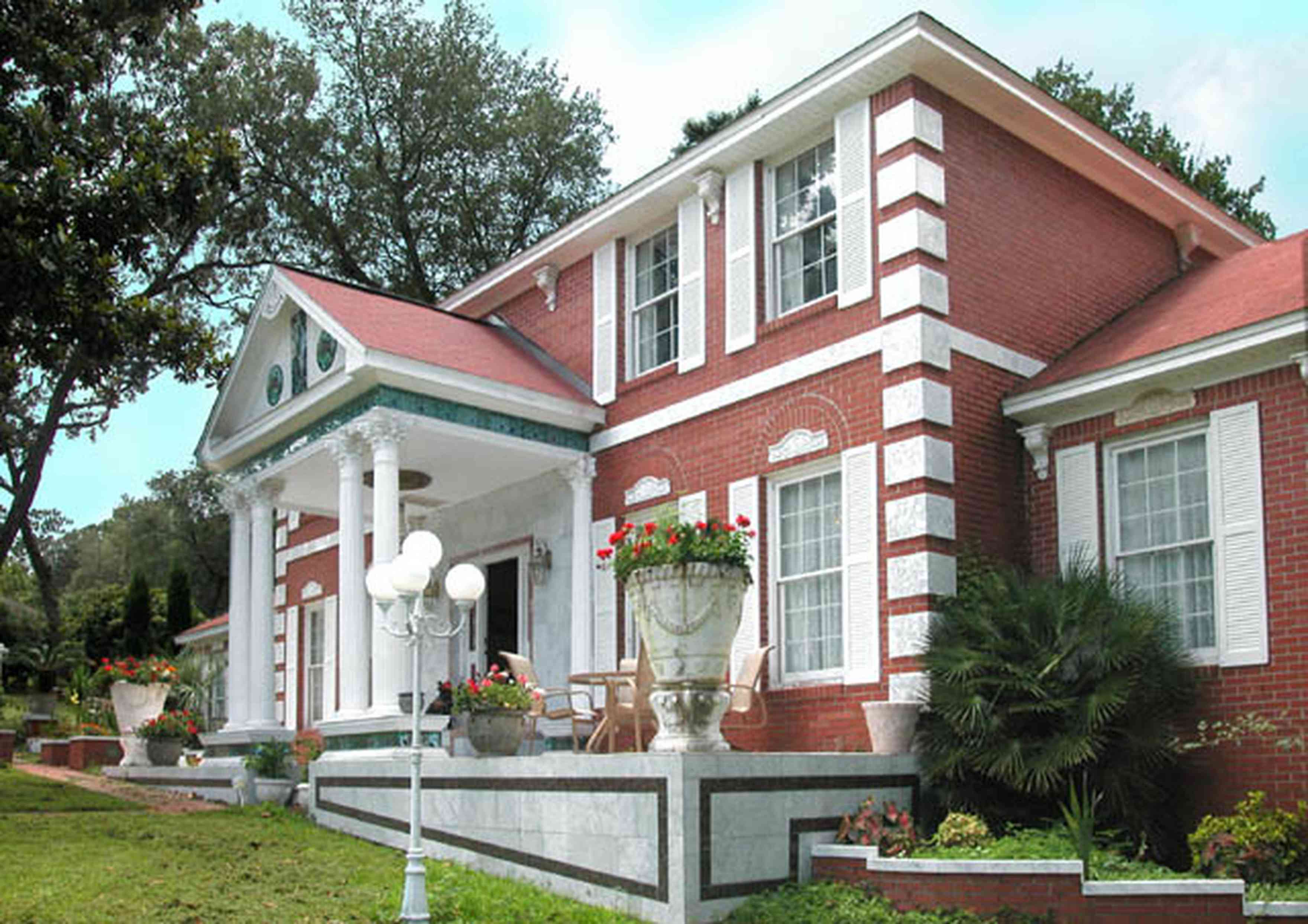 Scenic-Highway:-3780-Scenic-Ridge-Drive_01.jpg:  colonial mansion, greek pillars, marble facade, red brick house, , , 