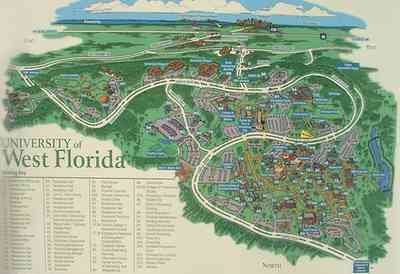 University-Of-West-Florida:-Campus_35.jpg University-Of-West-Florida:-Campus_35.jpg: university, map, campus, students