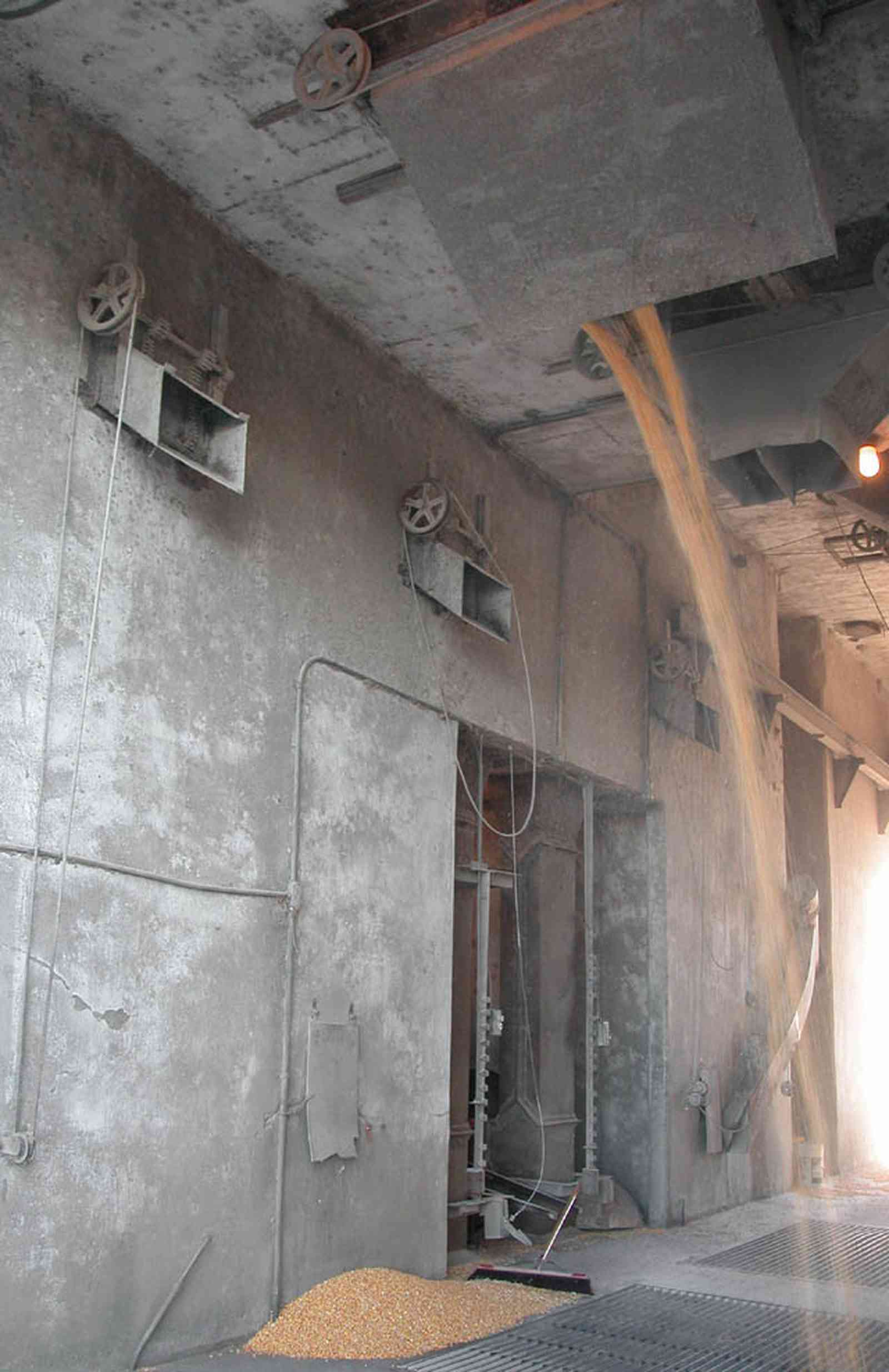 Walnut-Hill:-Escambia-Grain-Corp_08.jpg:  grain elevator, wheat, corn, soy beans, tower, loading dock, farmers, seed, fertilizer