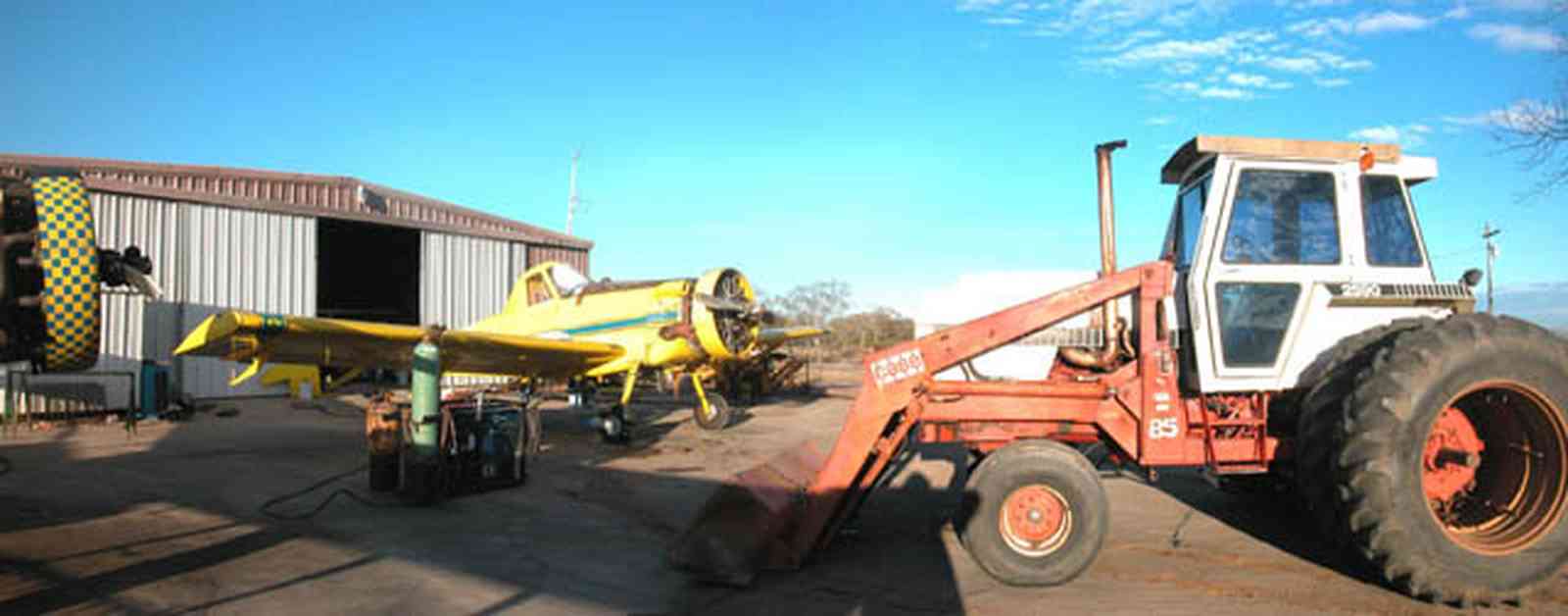 Walnut-Hill:-Mikes-Ag-Air_02.jpg:  crop duster, agricultural applications, chemical dusting, farm, farmland, airplane, single engine airplane