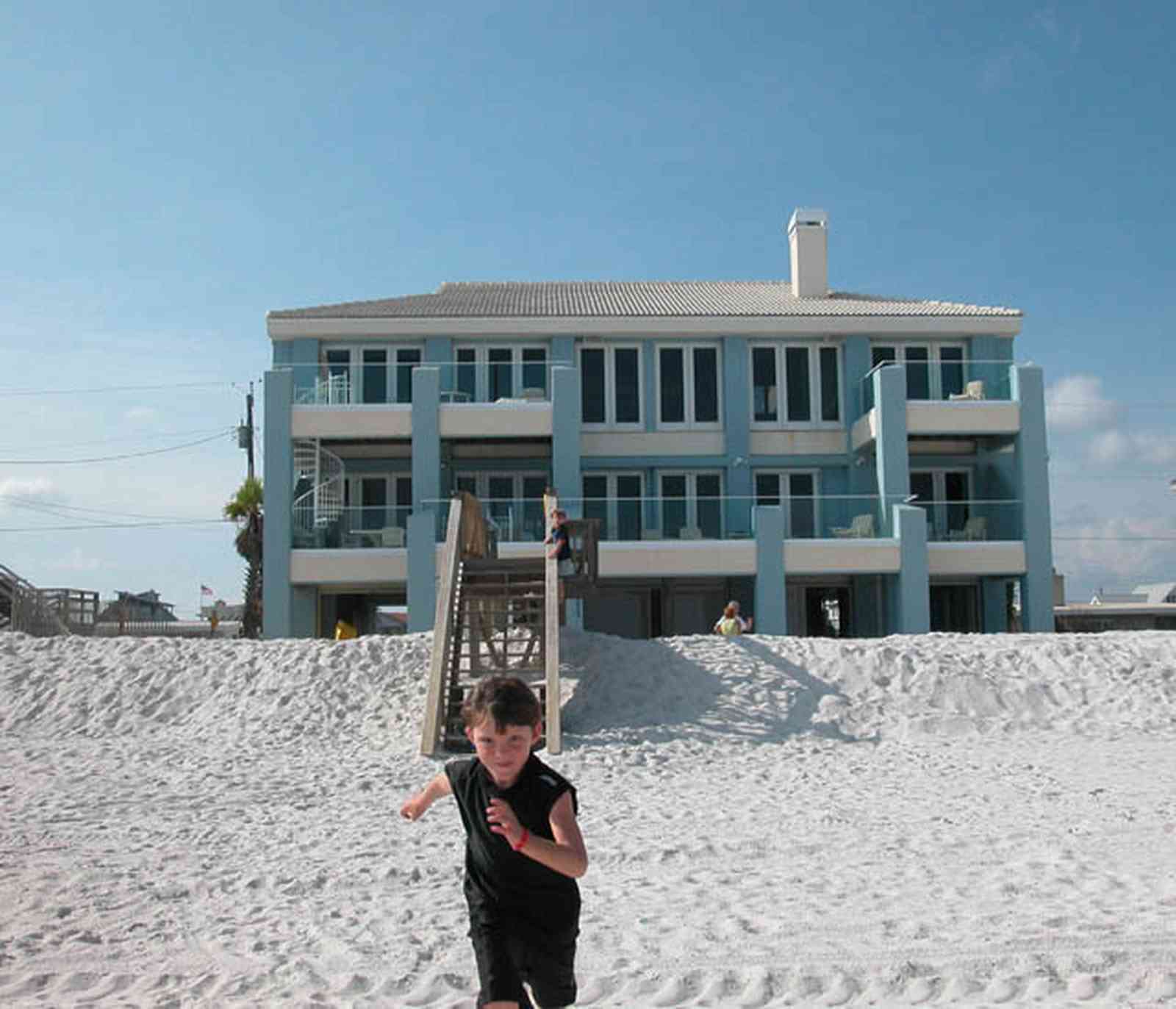 Pensacola-Beach:-1212-Ariola-Drive_32.jpg:  jonathan st. louis, glass balconies, stairs, deck, beach house, pensacola beach